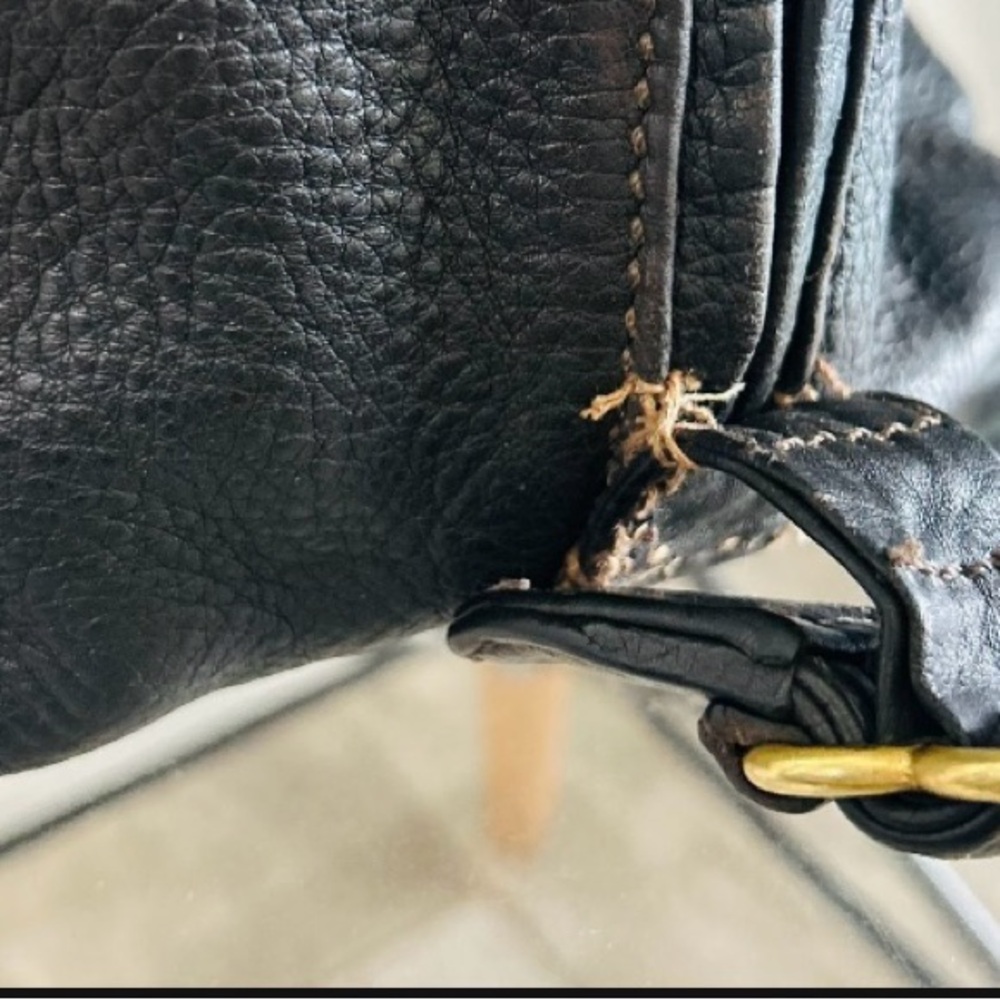 Coach vintage Sonoma black leather backpack bucket - Picture 7 of 11